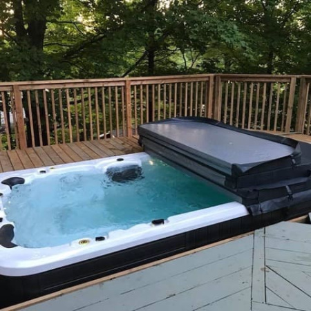 Плавательный спа бассейн Vortex Spas Aquagym MAX Exterme Плавательный спа бассейн Vortex Spas Aquagym MAX Exterme